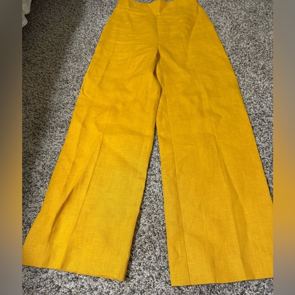 Sézane linen trousers Wide-leg pants size 34 - Picture 7 of 16